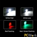 Φακός Κεφαλής Pcwork Pcw12e Επαναφορτιζόμενος Clip 200 Lumens Ipx4