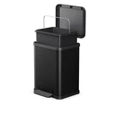 Hailo Öko uno Plus M black, matte (17 L pedal bin)