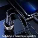 USAMS Car Charger C29 45W 2xUSB-A Fast Charge light gold CC154CC01 (US-CC154)