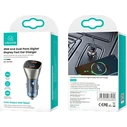 USAMS Car Charger C29 45W 2xUSB-A Fast Charge light gold CC154CC01 (US-CC154)
