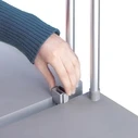 Hailo ProfiLine MSS XXXL aluminium - Bin-liner stand / Waste-bag holder (120 L)