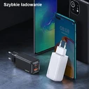 USAMS Wall Charger 1xUSB-C+1xUSB T47 65W PD Fast Charging Super Si black CC153TC01 (US-CC153)