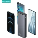 USAMS Powerbank PB59 30000mAh 65W 2xQC3.0+PD Fast Charge black CMXLOGTC01 (US-CD165) + cable USB-C-USB-C
