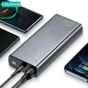 USAMS Powerbank PB59 30000mAh 65W 2xQC3.0+PD Fast Charge black CMXLOGTC01 (US-CD165) + cable USB-C-USB-C