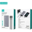 USAMS Powerbank PB59 30000mAh 65W 2xQC3.0+PD Fast Charge black CMXLOGTC01 (US-CD165) + cable USB-C-USB-C