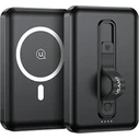 USAMS Powerbank PB64 10000mAh 20W QC3.0+PD Magnetic Wireless Fast Charge black 10KCD17301 (US-CD173)