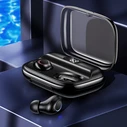 USAMS Earphones Bluetooth 5.0 TWS YJ series black BHUYJ01