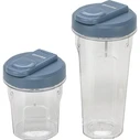 Guzzini Sous Chef On-the-Go Blender with Portable Cups — Navy Blue
