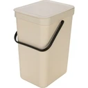 Brabantia Sort&Go Plastic Waste Bin Beige 12L
