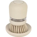 Brabantia Plastic Cleaning Brush with Handle - Beige