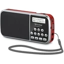 TechniSat TechniRadio RDR Portable Rechargeable DAB+ Radio with USB – Red