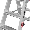 Hailo Master D80 2 x 3 Steps Double-Sided Folding