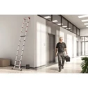 HAILO Master T100 13-Step Telescopic Safety Ladder (T100 FlexLine)