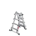 HAILO Master M100 4 x 4-step multi-purpose aluminium ladder
