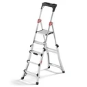 Hailo Master TL100 3-5 Step Aluminum Step Ladder