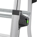 Hailo Master TL100 3-5 Step Aluminum Step Ladder