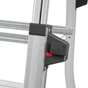 Hailo Master TL100 3-5 Step Aluminum Step Ladder