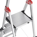 Hailo Master TL100 3-5 Step Aluminum Step Ladder