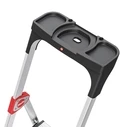 Hailo Master TL100 3-5 Step Aluminum Step Ladder