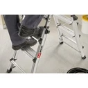 Hailo Master DTL100 Double-Sided Telescopic Step Ladder 2x4 - 2x6
