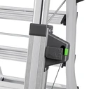 Hailo Master DTL100 Double-Sided Telescopic Step Ladder 2x4 - 2x6