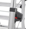Hailo Master DTL100 Double-Sided Telescopic Step Ladder 2x4 - 2x6