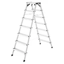 Hailo Διπλή Σκάλα Αλουμινίου 2x7 StandardLine (8657007)