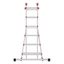 Hailo M80 Aluminum Ladder 4x6 Rungs (7524157)