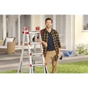 Hailo M80 Aluminum Ladder 4x6 Rungs (7524157)
