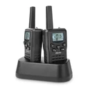 Alecto FR200BK Walkie-Talkie Set (2 Handsets) — Black, up to 10 km