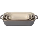 Staub Rectangular Ceramic Ovenware / Baking Dish Set - 3 pcs