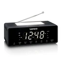 Ψηφιακό Ρολόι / Ξυπνητήρι Lenco Cr-540bk Με Ραδιόφωνο Θύρα Φόρτισης Usb Και Νυχτερινό Φωτισμό