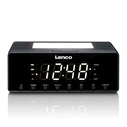 Ψηφιακό Ρολόι / Ξυπνητήρι Lenco Cr-540bk Με Ραδιόφωνο Θύρα Φόρτισης Usb Και Νυχτερινό Φωτισμό