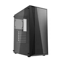 Darkflash DK352 Plus Gaming Midi Tower Κουτί Υπολογιστή με Πλαϊνό Παράθυρο και RGB Φωτισμό Μαύρο