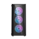Darkflash DK352 Plus Gaming Midi Tower Κουτί Υπολογιστή με Πλαϊνό Παράθυρο και RGB Φωτισμό Μαύρο
