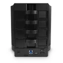 Fantec SQ-35RU3e 4-Bay 3.5" External HDD Enclosure (USB 3.0, eSATA)
