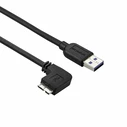 Καλώδιο USB σε micro USB StarTech USB3AU1MLS Μαύρο 1 m