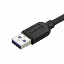 Καλώδιο USB σε micro USB StarTech USB3AU1MLS Μαύρο 1 m