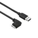 Καλώδιο USB σε Micro USB Startech USB3AU2MLS Μαύρο