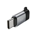 Αντάπτορας USB XO High-Speed type-C αρσ. - Lightning θηλ., Μαύρο