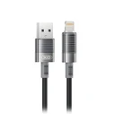 Καλώδιο USB XO High-Speed Α αρσ. - Lightning, 1.00m Μαύρο