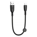 Καλώδιο USB XO High-Speed Α αρσ. - micro USB αρσ., 0.25m Μαύρο