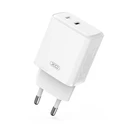 XO Wall Charger 1x USB-A & 1x Lightning 20W White (L145)