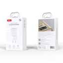 XO Wall Charger 1x USB-A & 1x Lightning 20W White (L145)