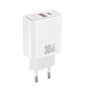 XO CE42 GaN Charger 30W (1x USB-C + 1x USB-A) White