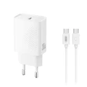 XO L162 Φορτιστής USB-C 30W με καλώδιο USB-C 1m