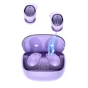XO G52 Purple Bluetooth True Wireless Earbuds with ANC and Charging Case