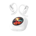 XO G47 Open Ear Bluetooth Handsfree Ακουστικά με Αντοχή στον Ιδρώτα και Θήκη Φόρτισης (Λευκό)
