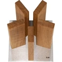 KAI Magnet Knife Block Stonehenge Oak (STH-3)