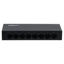 Network Switch Dahua 8-Port Unmanaged Gigabit 10/100/1000, Μαύρο